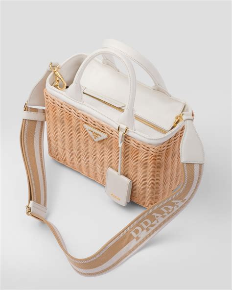 wicker prada bag|canvas tote bag prada.